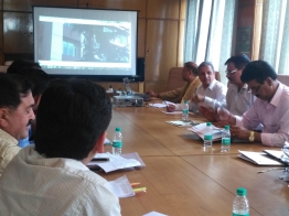 Meeting regarding work progress on Software STEP1, Held on 26-04-2018